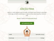 Tablet Screenshot of dum-jogy.cz